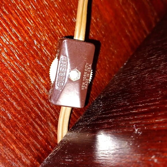 Vintage Victorian Fan Lamp Metal & Glass Art Tiffany Style Pink and White - Picture 8 of 8